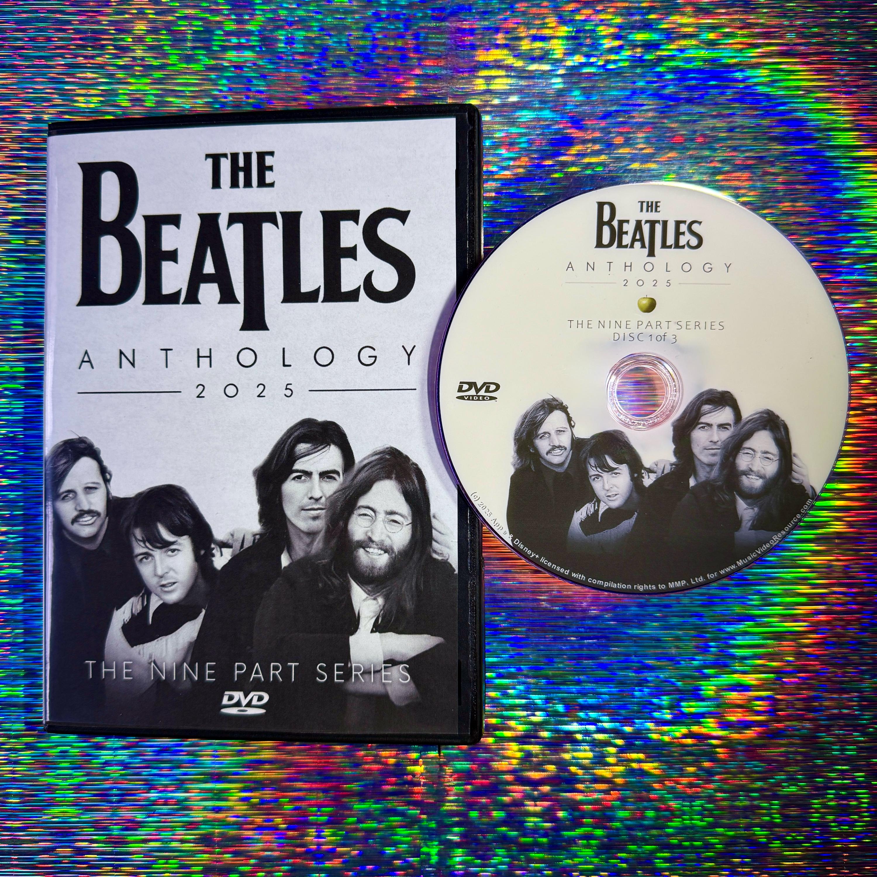 The Beatles Anthology 2025 Restored and Remastered 3 DVD Set