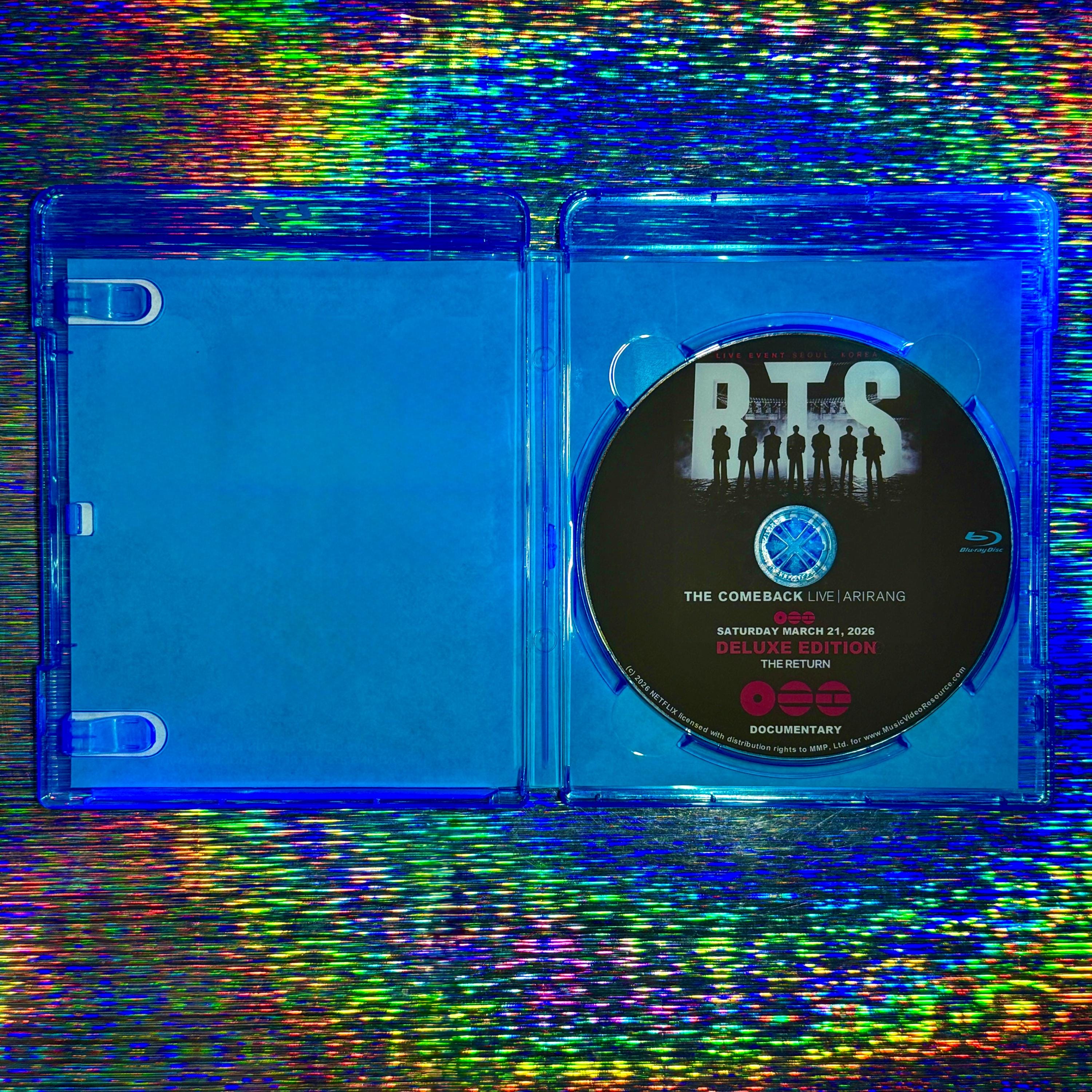 BTS the Comeback Live at Arirang 2026 Deluxe Edition BLU-RAY and