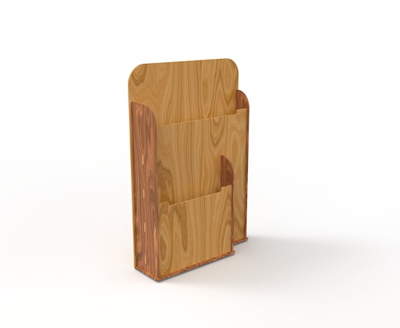 Letter Holder, Mail Holder Laser Cut Template dwg File Mail Holder DXF File instant download DXF file, SVG file glowforge home decor wall
