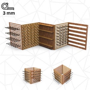 Sieraden displaystandaard Svg | Sleutelhangers lasergesneden bestanden | Ornamenten displaystandaard | Lasergesneden bestanden oorbelstandaard