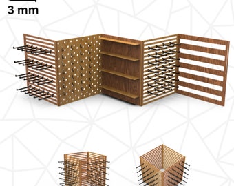 Jewelry Display Stand Svg | Keychains Laser Cut Files | Ornaments Display Stand | Earring Stand Laser Cut Files