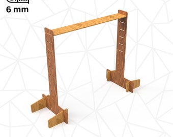 Phone Holder For Vertical Record |  Laser Cut Files | Phone Holder | For Vertical Photo | SVG CDR DXF | 6 mm