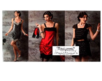 Arkivestry Flapper Costume pattern uncut MultiSize 14-22 Plus Size Haunt Couture Evening Bag Simplicity 1247