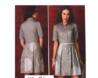 Julio Cesar Dress Pattern uncut Vogue American Designer MultiSize 6-14 Bust 30.5-36  Shirtdress Vogue V9269 9269