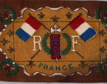 Antique Tobacco Flannels - Ireland Republic of France Bulgaria Italy Austro Hungary ~ Cigar Felt