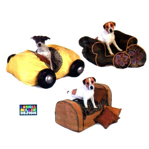 Dog Bed Pattern Uncut Pet Bed Pattern Diy Pet Bed Pattern Race Car Pet Bed Pattern Small Pets Cat Bed Pattern Simplicity 7008