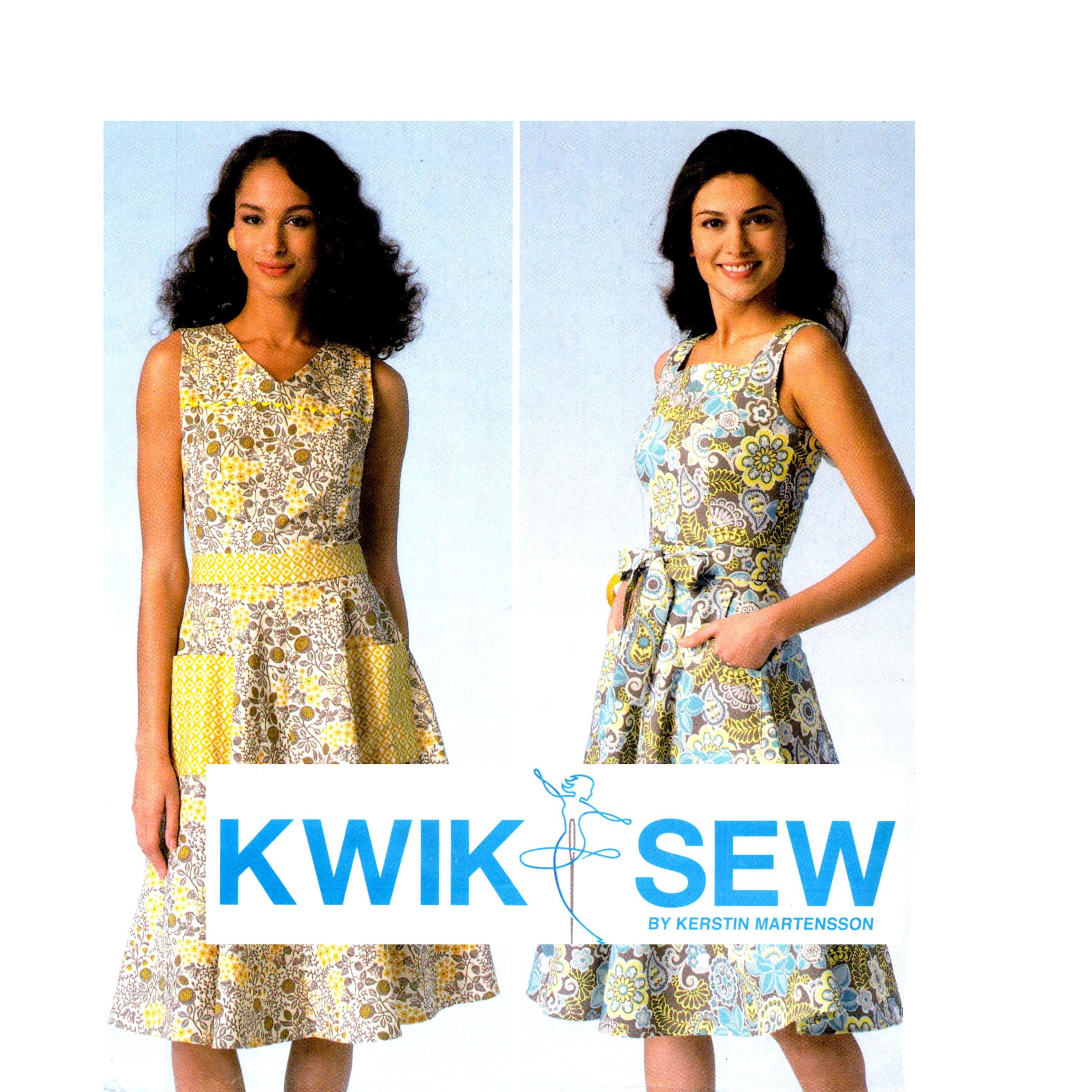 Princess Seam Sundress Pattern Uncut Fit and Flare Dress