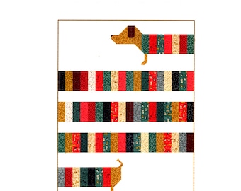 All Wrapped Up Dog Scrap Quilt Pattern Stacy Iest Hsu SIIH004 Uncut