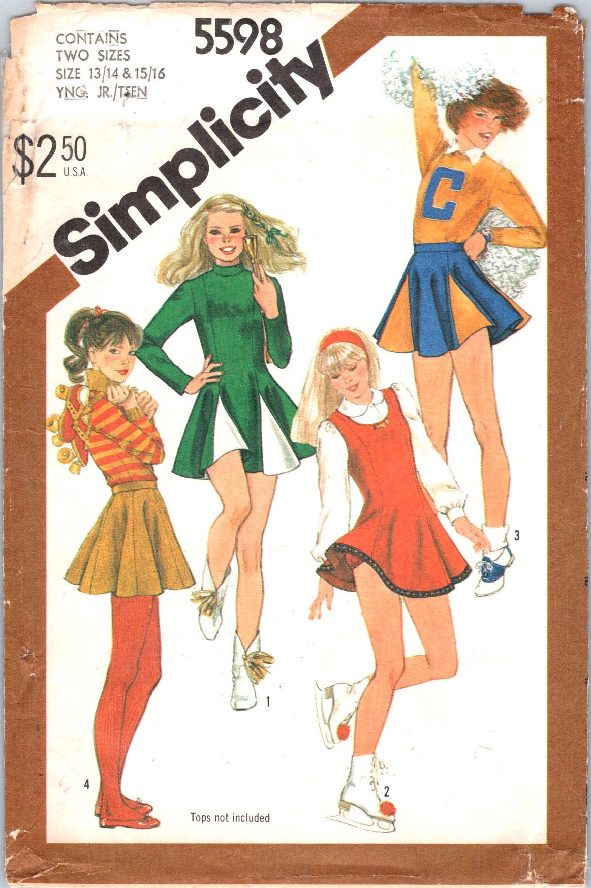 Cheer Pattern precut 80s Cheerleading Dress pattern Cheer Etsy