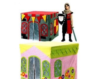 Card Table Play House Pattern Cottage Castle McCalls 6369 Uncut