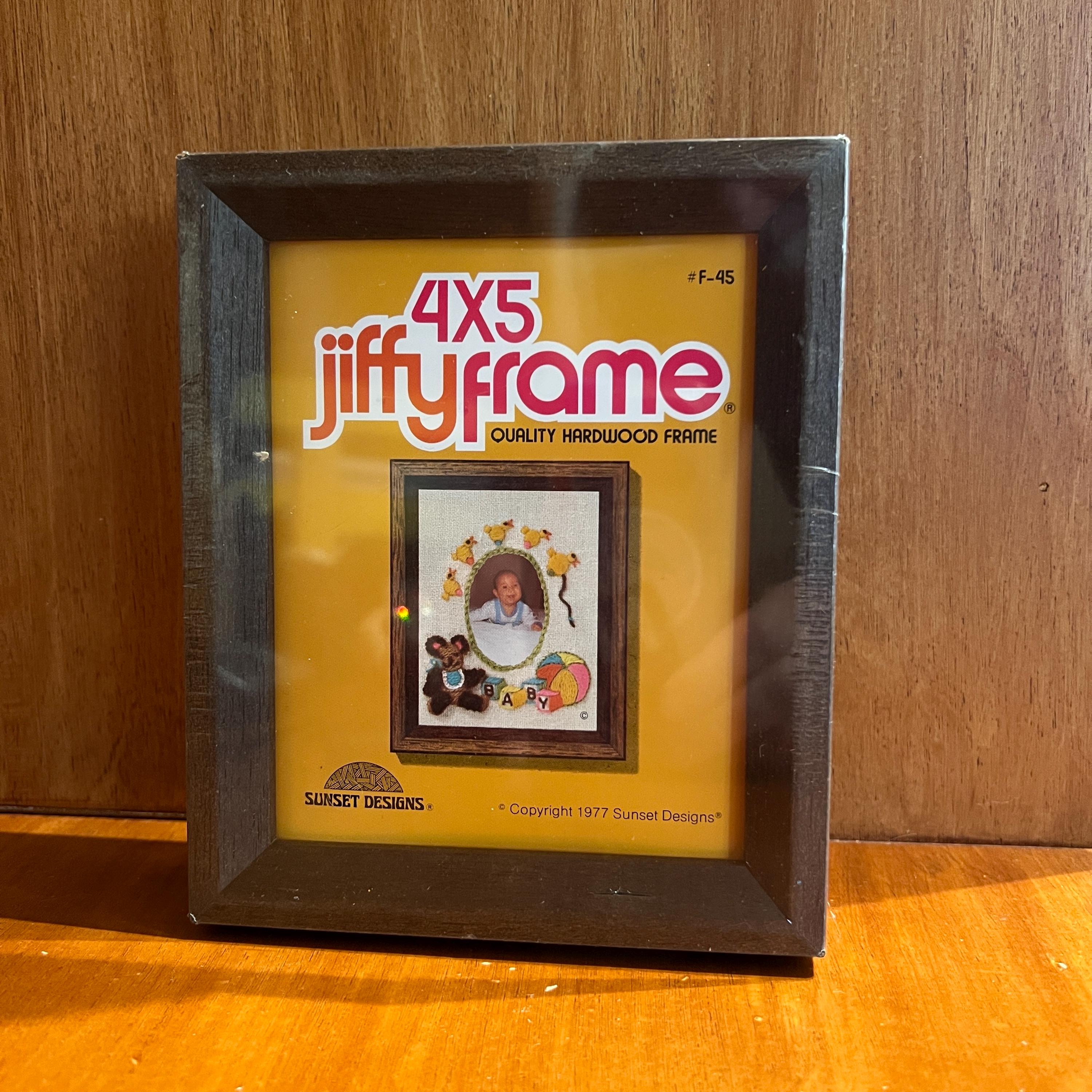 Jiffy Frame ~ Sunset Designs 1977 4x5 Hardwood Frames New Old