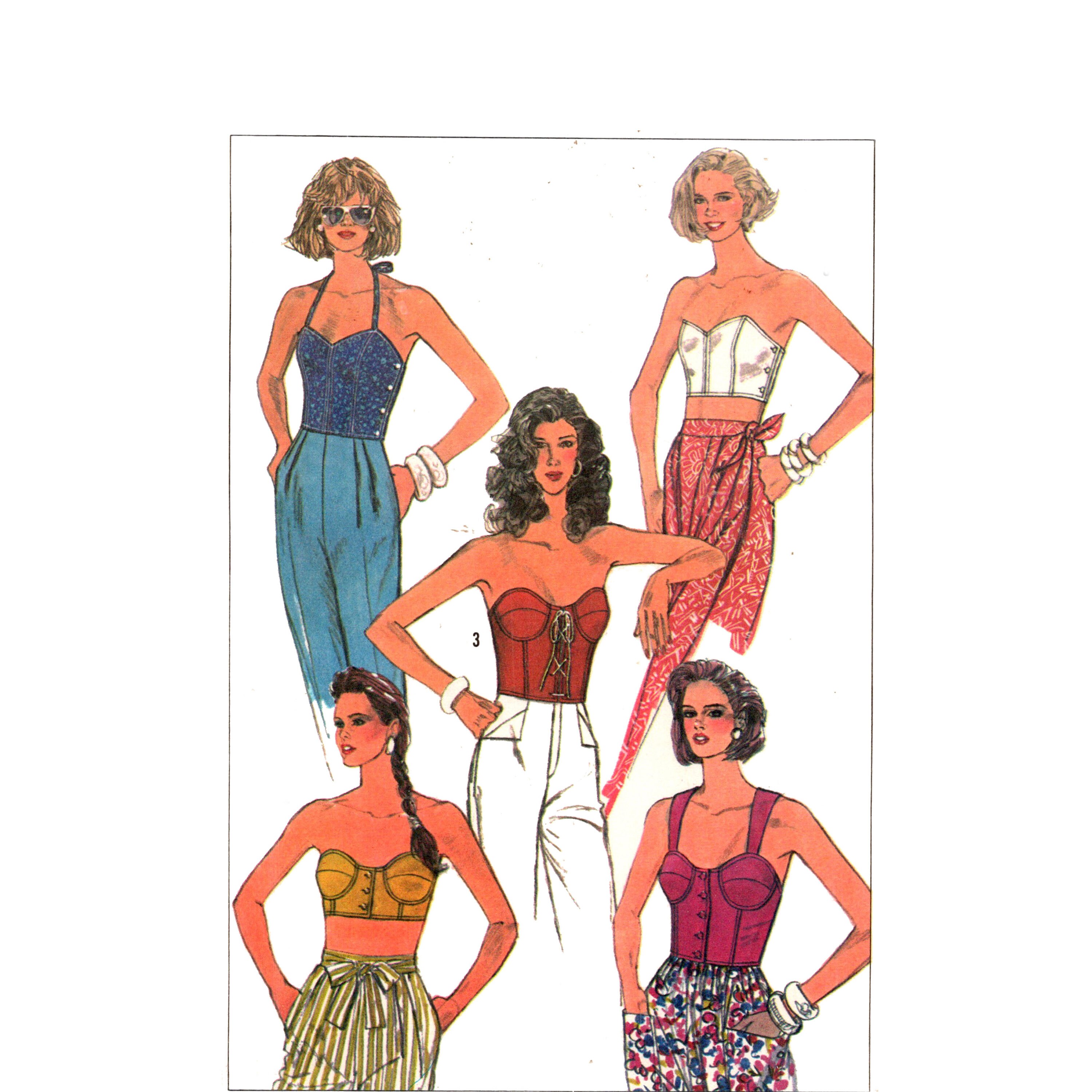 Top Bustier Satiné Multicolore - Taille L, Neuf Avec étiquettes