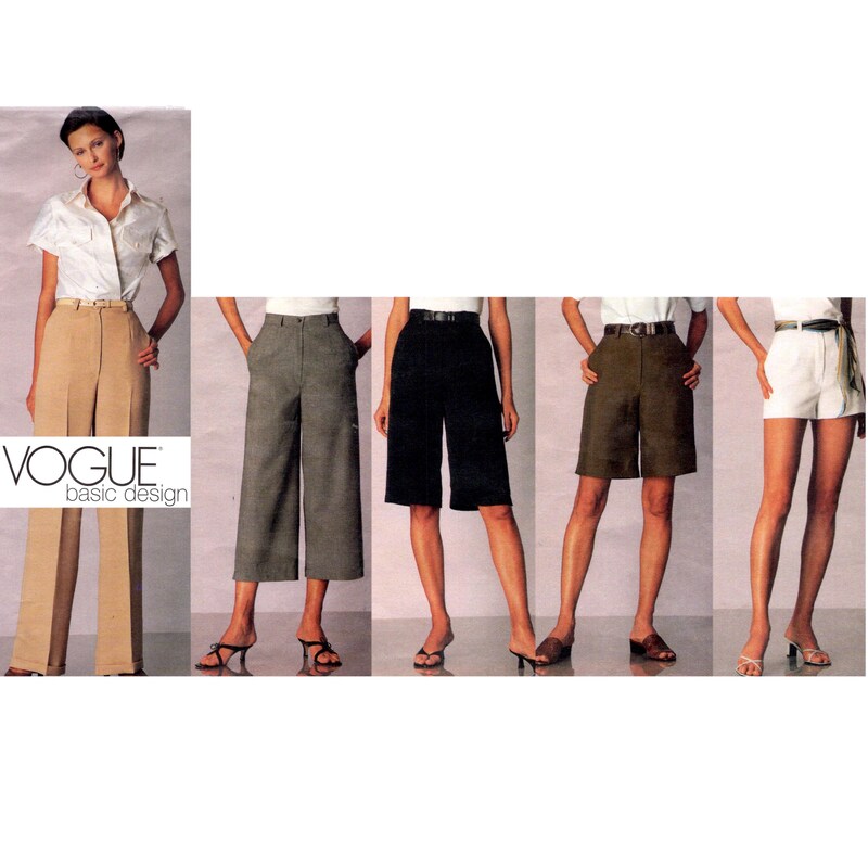 Vogue Pants Pattern - Etsy