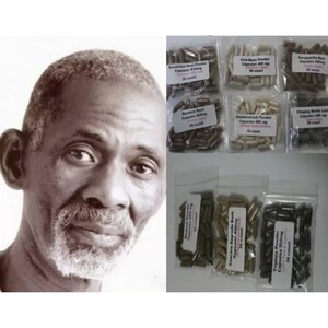 Dr. Sebi's 30-Day Cleanse & Detox: 9 Approved Herbs in Vegetarian Capsules 30 Each