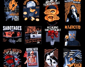 Streetwear Graphic Design Bundle, Angel & Urban PNG Files