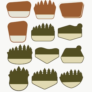 Signo de Parque Nacional personalizable SVG , PNG