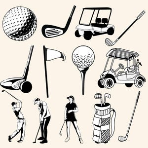 Golf SVG PNG Bundle|
