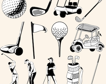 Pakiet Golf SVG PNG|