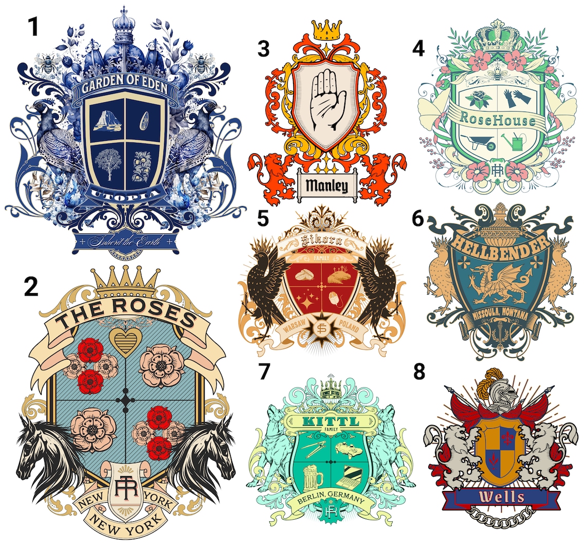 Family Crest Coat of Arms | Custom Logo Design | Family Crest Svg, Png ...