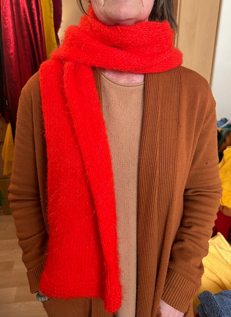 Tours de cou simple et écharpes tube tricotés main énergétisés, sans couture Douphis image 5