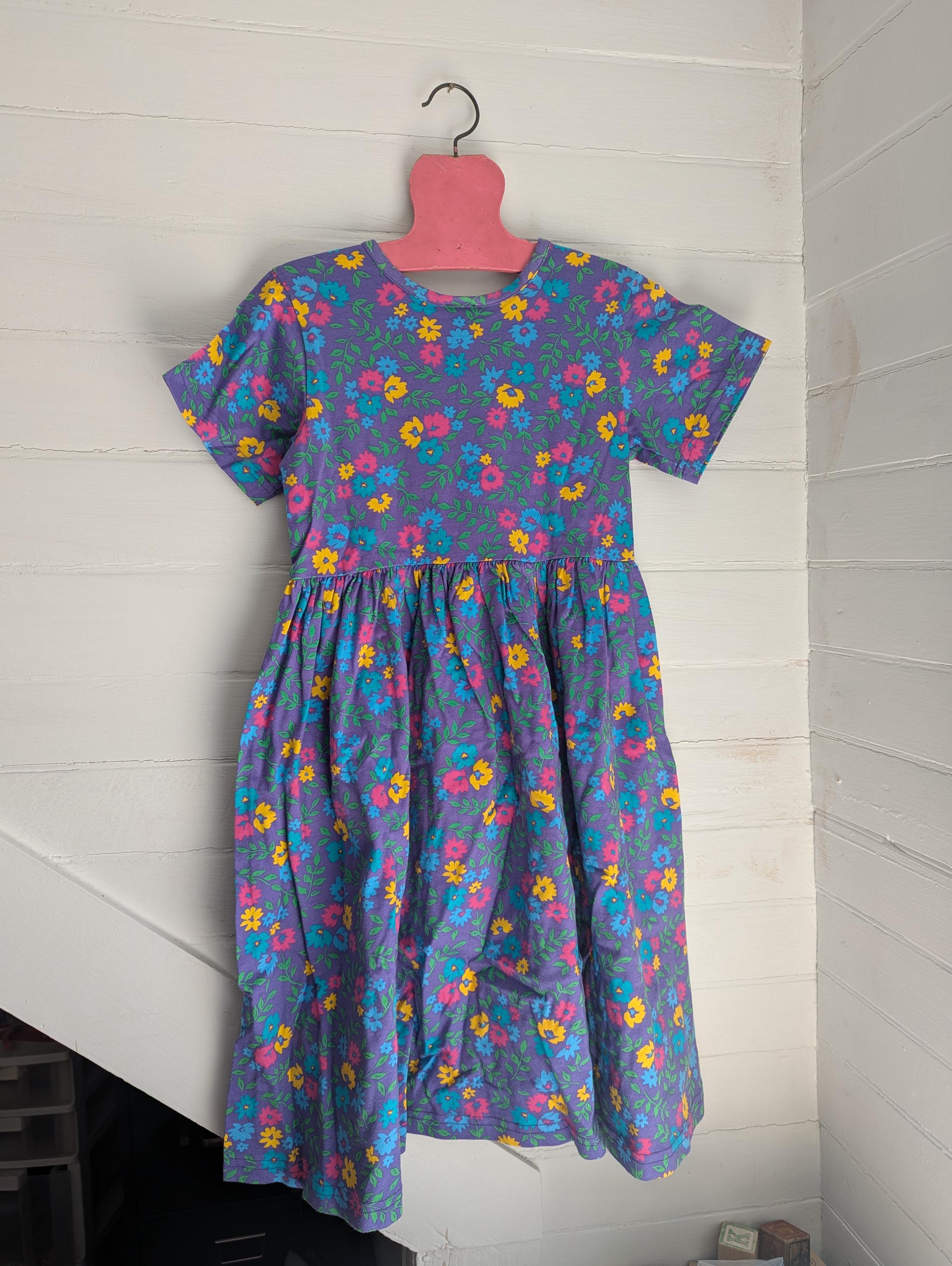 hanna andersson dresses Disney Princess Skater Dress with Pockets, Princess Bold Floral Pink twirly skirt OEKO Girls Clothes & Pajamas for