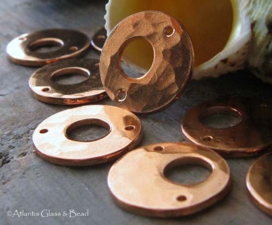 Copper Jewelry Findings. Handmade 16mm Thick Quality Artisan Etsy