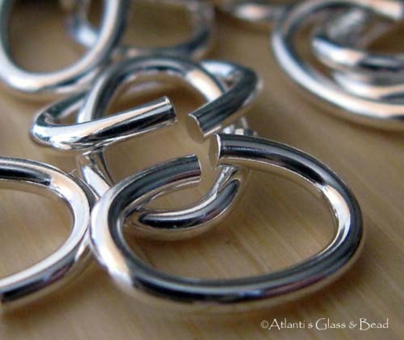 AGB Handmade Sterling Silver Jewelry Findings 16 Gauge Oval Etsy