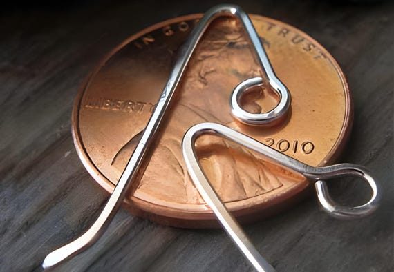 Handmade earring wires Zora sterling silver or gold filled AGB artisan jewelry findings