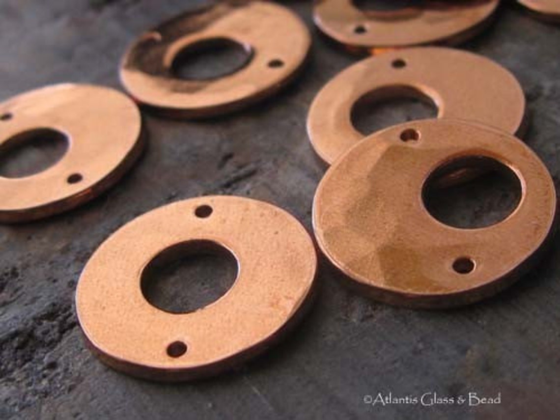 Copper Jewelry Findings. Handmade 16mm Thick Quality Artisan Etsy