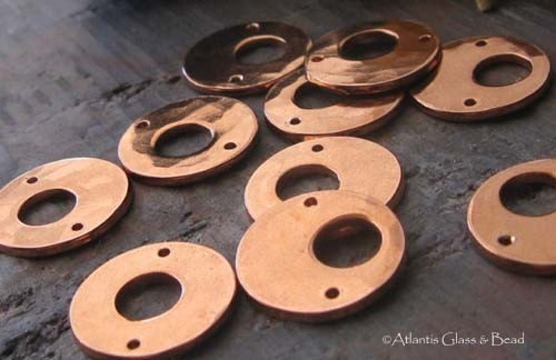 Copper Jewelry Findings. Handmade 16mm Thick Quality Artisan Etsy