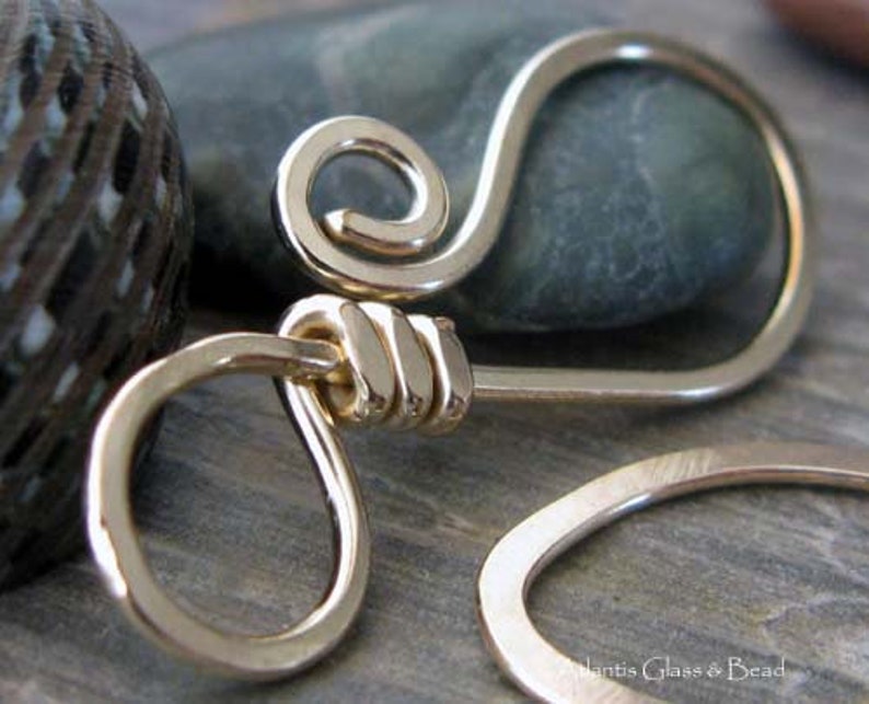 Large Necklace Hook Clasp Handmade Jewelry Findings in Etsy