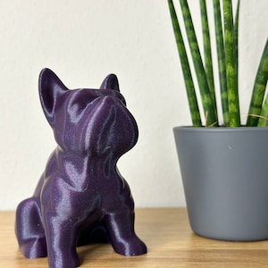 Elément décoratif, statue de chien Bouledogue Français image 1