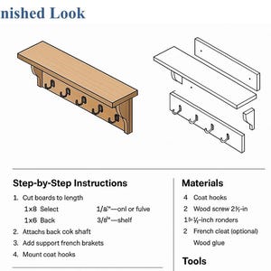 Planos de muebles DIY: 8 proyectos de carpintería para principiantes (Descarga PDF) imagen 6
