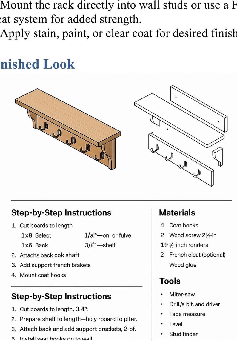 Planos de muebles DIY: 8 proyectos de carpintería para principiantes (Descarga PDF) imagen 6