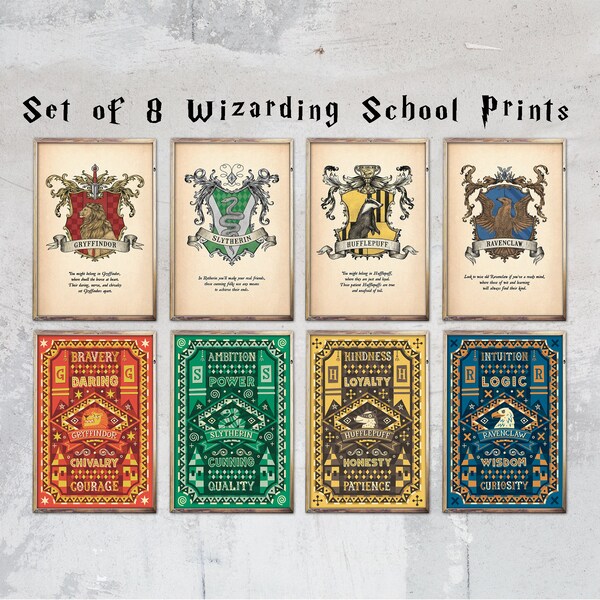 Harry potter house decor - Etsy