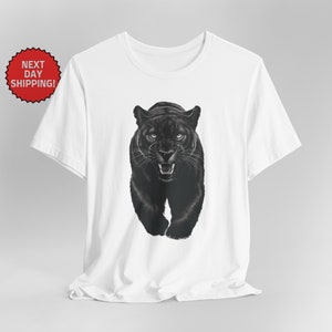 Wild Panther Graphic Tee - Fierce Beast Unisex Shirt