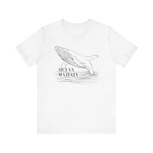 Koszulka Ocean Majesty Whale: mieszanka bawełny i poliestru