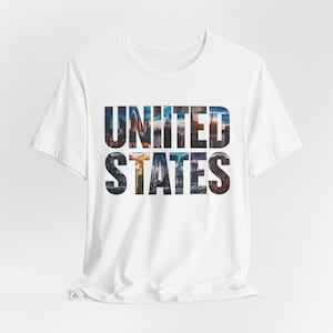 United States Travel T-Shirt: Iconic USA Destinations Tee