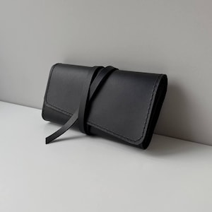 Portagioielli da viaggio in pelle Accessori da viaggio per donna Piccolo organizer per gioielli Borsa portagioielli da viaggio per lei Mini portagioielli