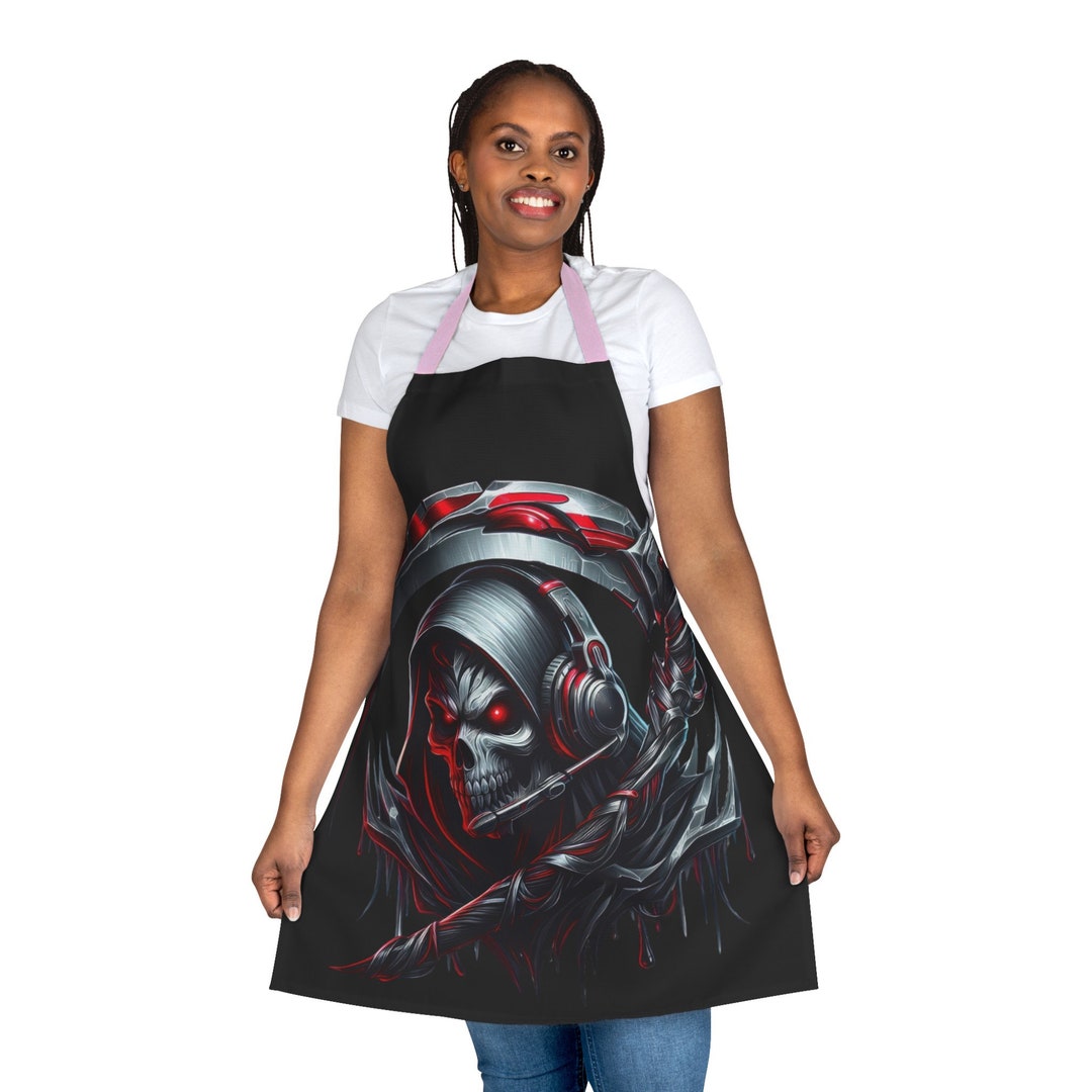 Apron, 5-color Straps AOP Dark_shepherd - Etsy