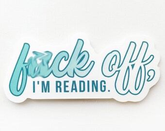 Book Lover Sticker. Book Sticker. Mature.