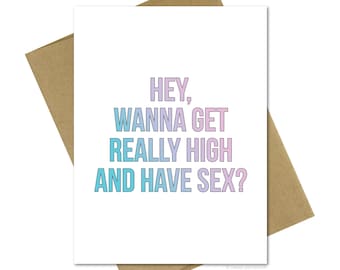 Valentine's Day Card. Adult Card. Anniversary