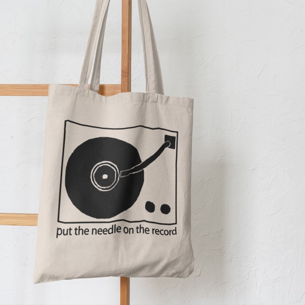 Vinyl Lover Tote Bag