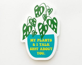 Plant Lover Sticker. Plant Sticker.