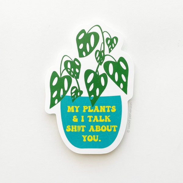 Plant Lover Sticker. Plant Sticker.