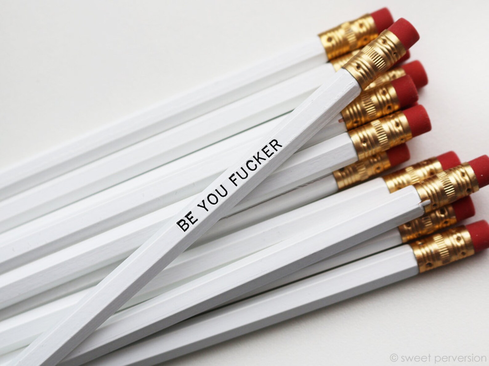 Funny Pencil Set. Engraved Pencil Set. Mature Pencil. White Etsy