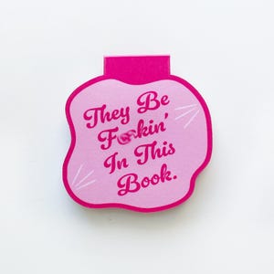Smut Lover Magnetic Bookmark, Folded Bookish Gift for Romance Readers, Spicy Book Lovers, and Smut Fans