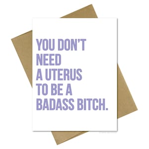 Hysterectomy Card - Uterus Card - Endometriosis