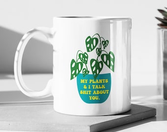 Plant Lover Coffee Mug. Plant Mug.