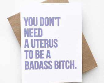 Hysterectomy Card - Uterus Card - Endometriosis
